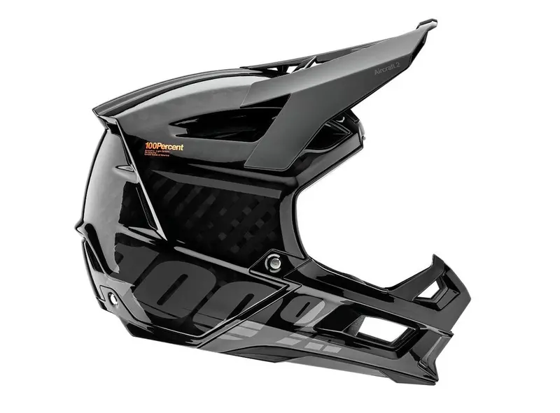 100% Aircraft 2 Full Face Helmet - Black - 2021 1