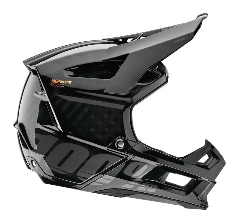 100% Aircraft 2 Helmet - Black - 2022 1