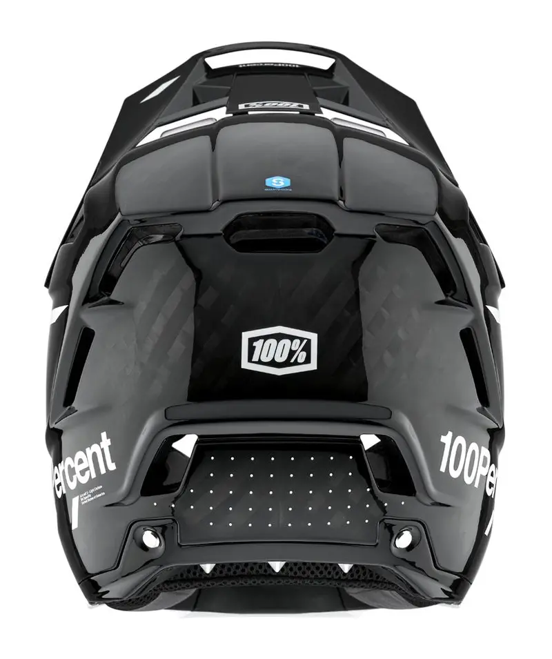 100% Aircraft 2 Helmet - Black-White - 2022 3