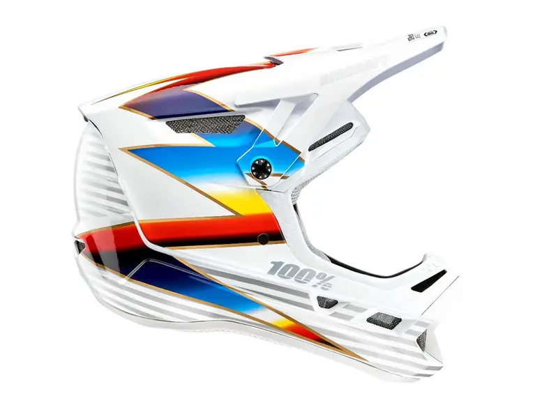 100% Aircraft Composite Full Face Helmet - Knox White 1