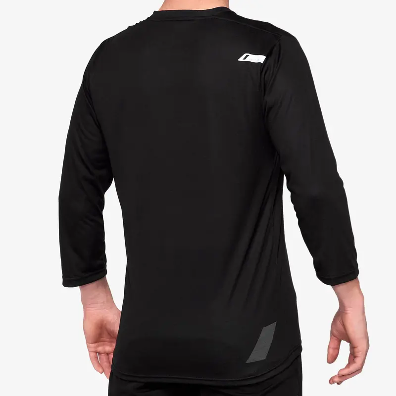 100% Airmatic 3/4 Sleeve Mtb Jersey - Black 2
