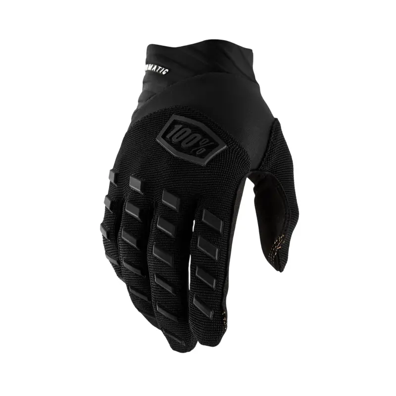 100% Airmatic Glove - Black-Charcoal 1