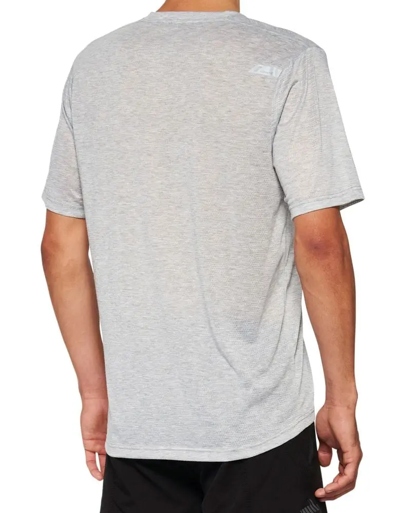 100% Airmatic Mesh Short Sleeve Mtb Jersey - Gray 2