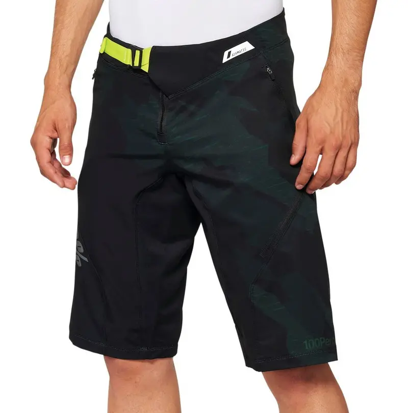 100% Airmatic Short - Black Camo 1