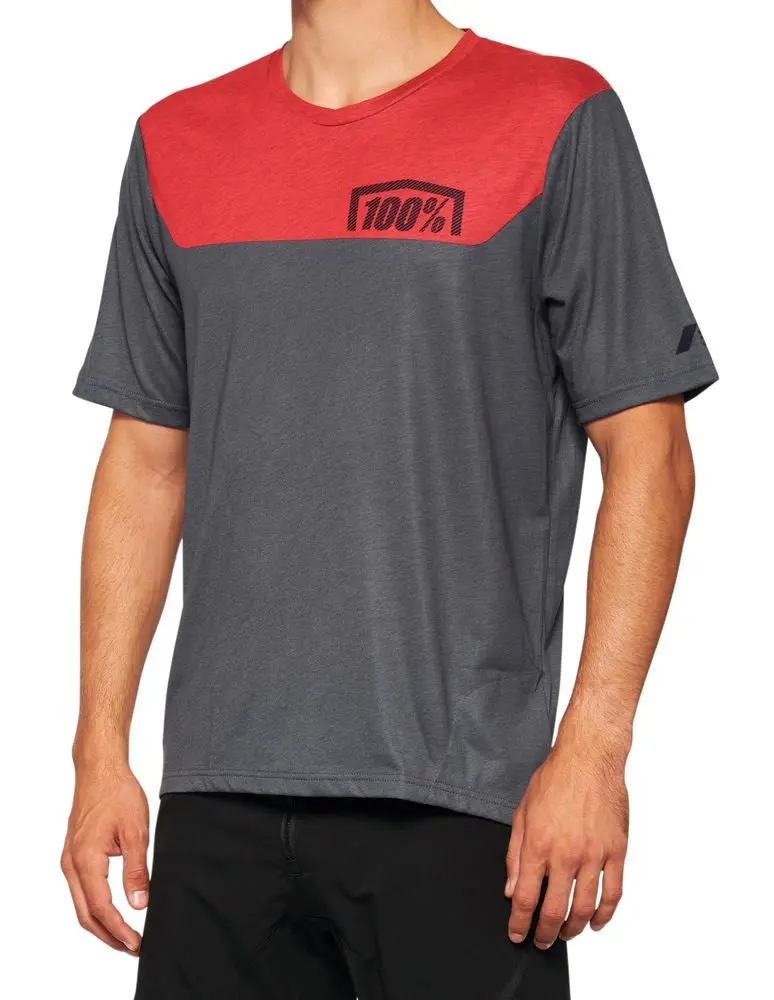 100% Airmatic Short Sleeve Mtb Jersey - Racer Red 1