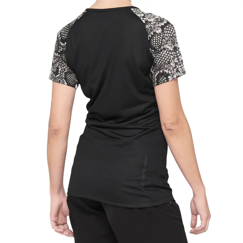 100% Airmatic Short Sleeve Mtb Jersey - Womens - Black-Python 3