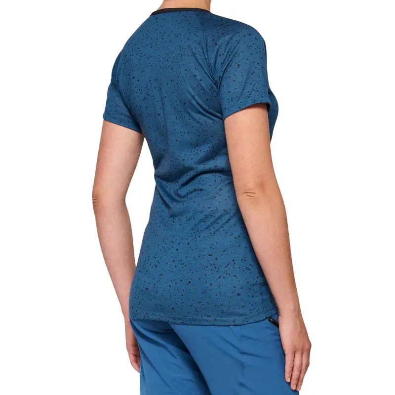100% Airmatic Short Sleeve Mtb Jersey - Womens - Slate Blue 2