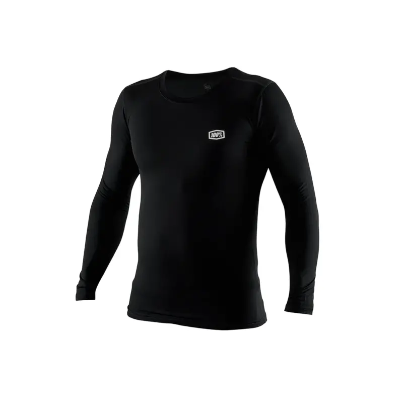 100% Basecamp Long Sleeve Base Layer - Black 1