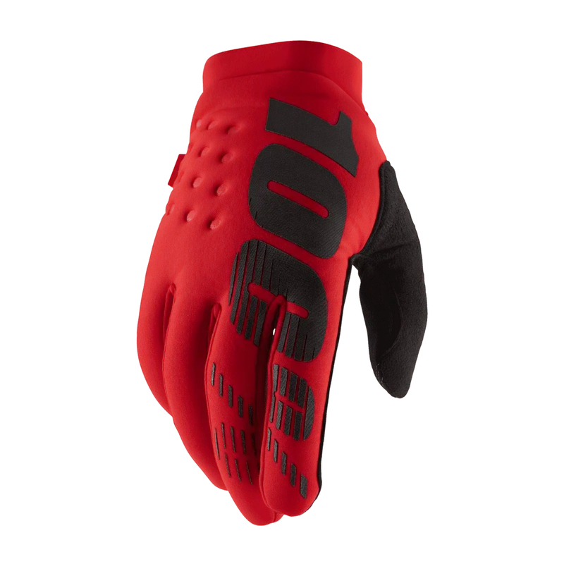 100% Brisker Glove - Red 1