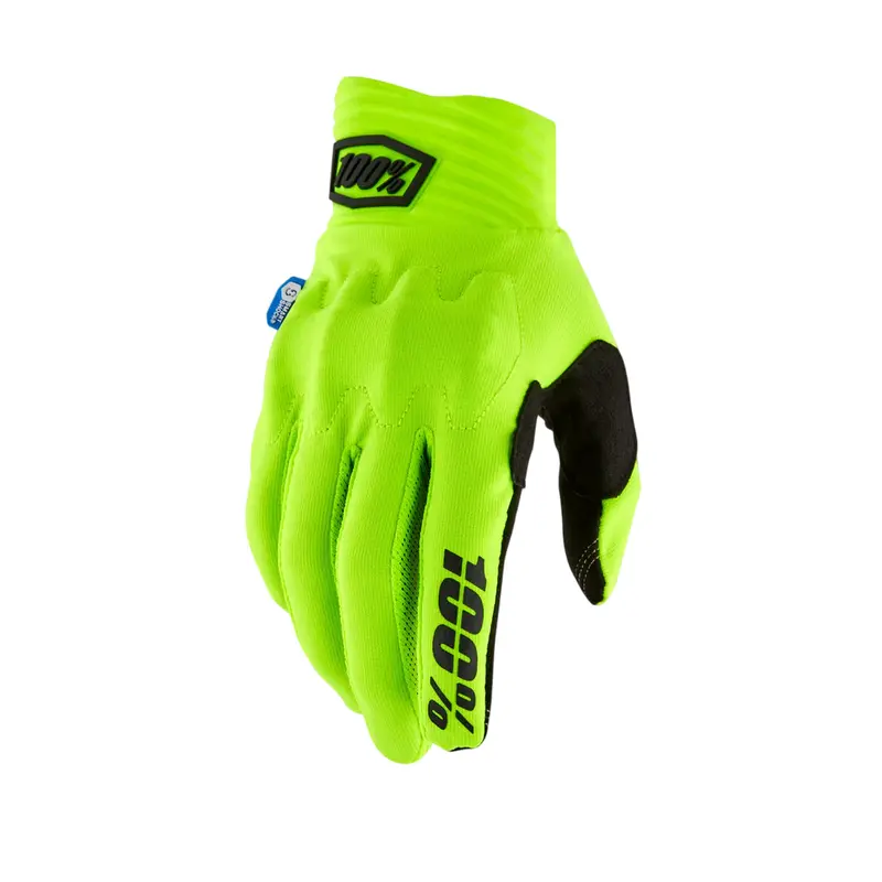 100% Cognito Smart Shock Glove - Fluo Yellow 1