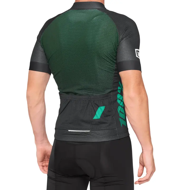 100% Exceeda Short Sleeve Mtb Jersey - Teal-Black 2