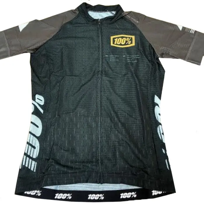 100% Exceeda Short Sleeve Mtb Jersey - Womens - Black - Charcoal Brown 1