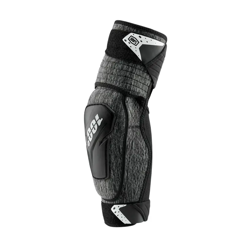 100% Fortis Elbow Guard - Heather Gray-Black 1