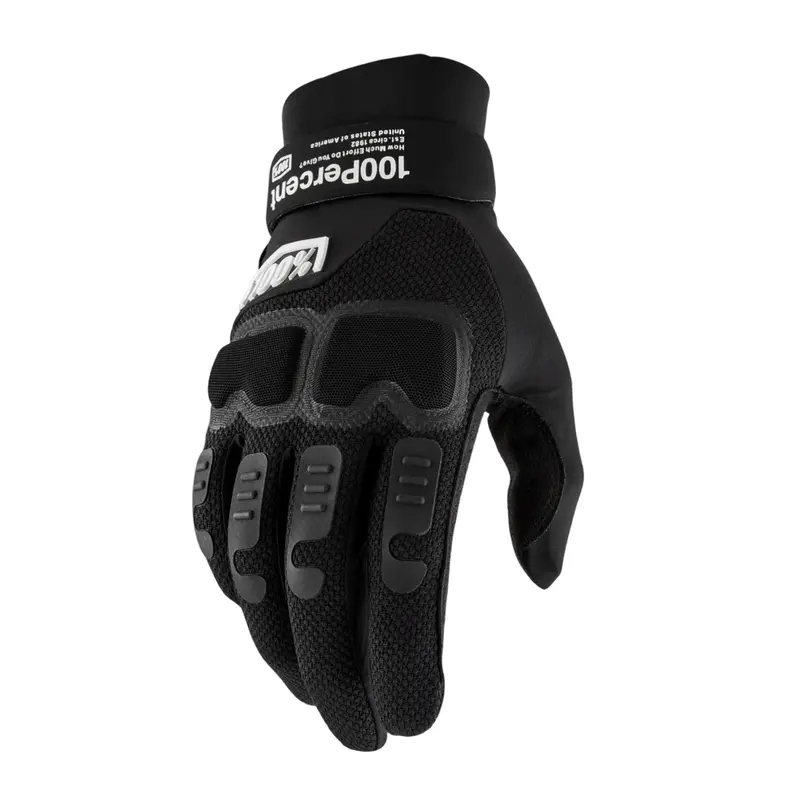 100% Langdale Glove - Black 1