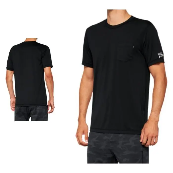 100% Mission Athletic Tee - Black - 2022 1