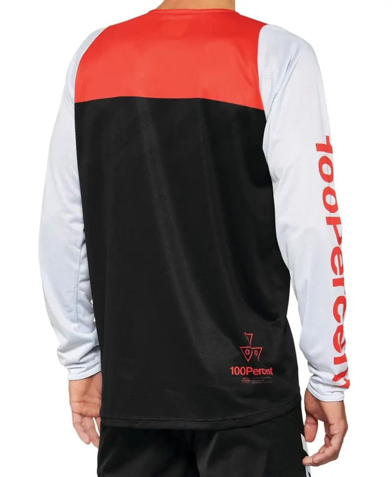 100% R-Core Long Sleeve Mtb Jersey - Racer Red 2