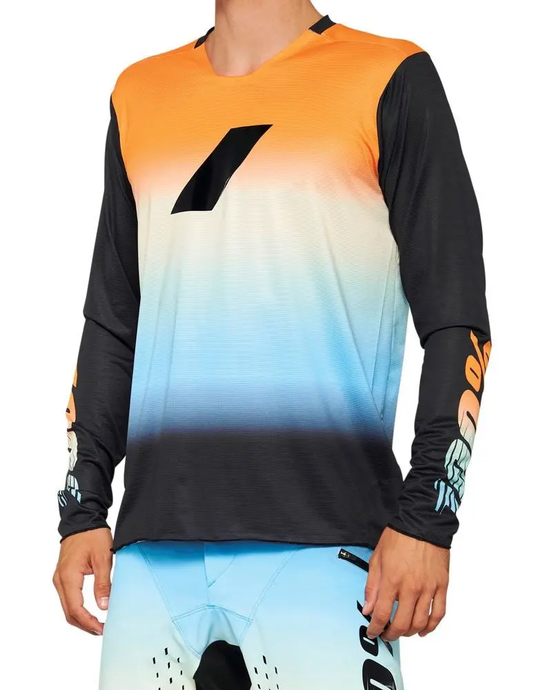 100% R-Core-X Long Sleeve Mtb Jersey - Sunset 1