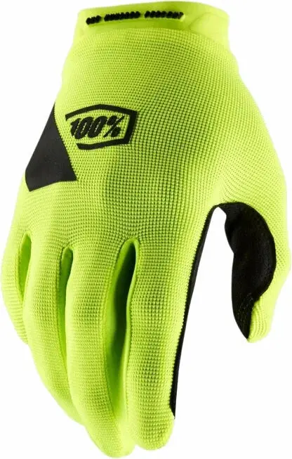 100% Ridecamp Glove - Fluo Yellow 1