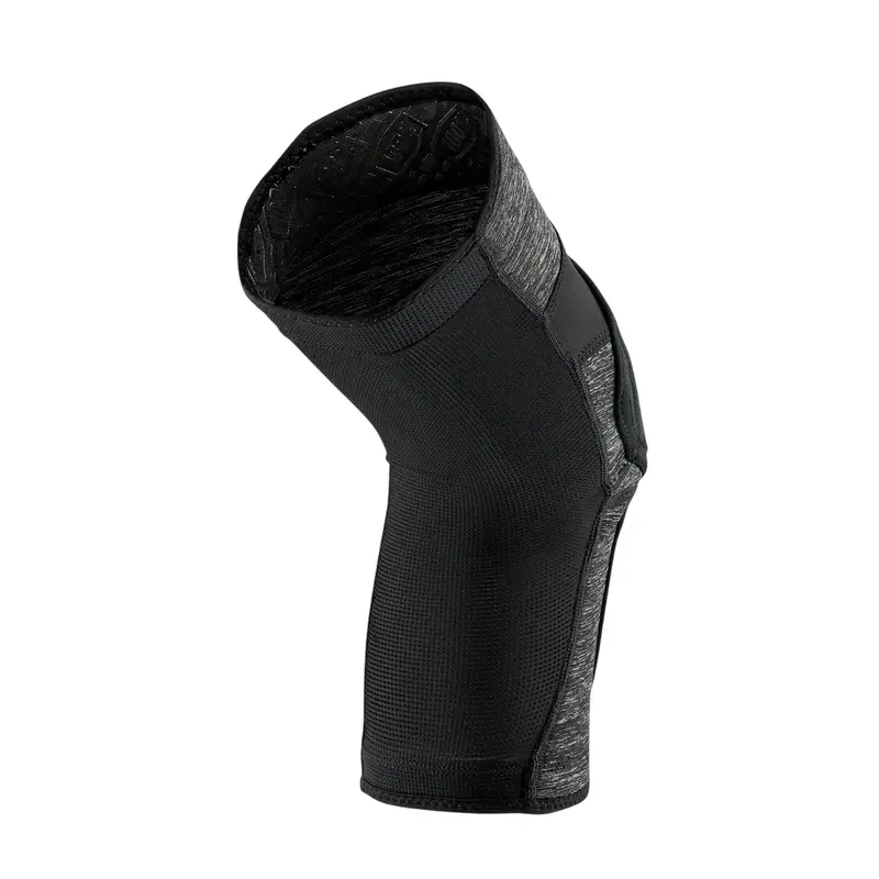 100% Ridecamp Knee Guard - Heather Gray-Black 2