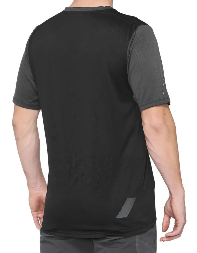100% Ridecamp Short Sleeve Mtb Jersey - Black-Charcoal - 2022 2