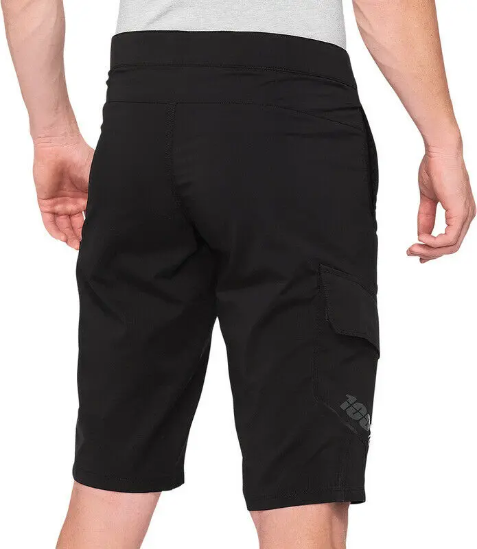 100% Ridecamp Short - With Liner - Black 2