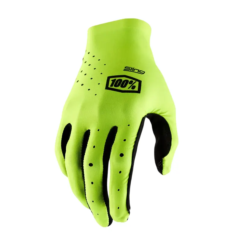 100% Sling Mx Glove - Fluo Yellow 1