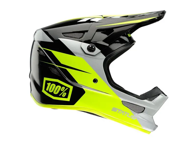 100% Status Dh/Bmx Full Face Helmet - Falta Charcoal 1