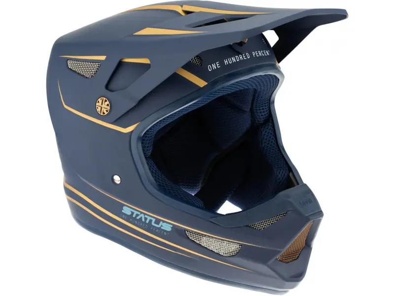 100% Status Full Face Helmet - Ltd Navy 1