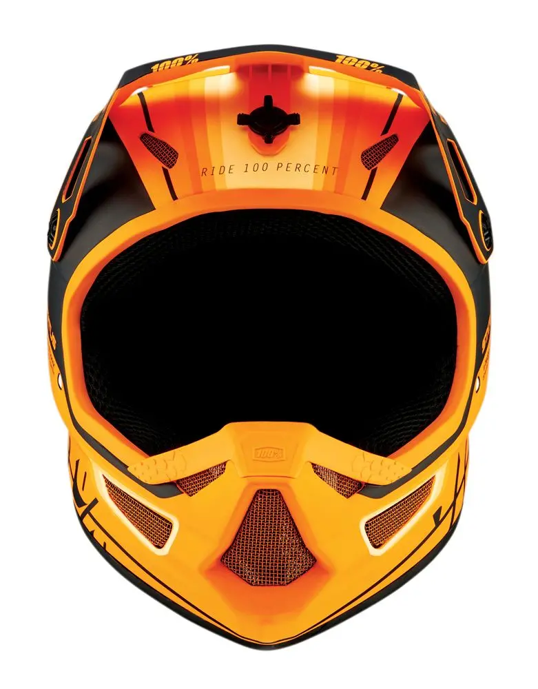100% Status Helmet - Topenga Orange-Black 2
