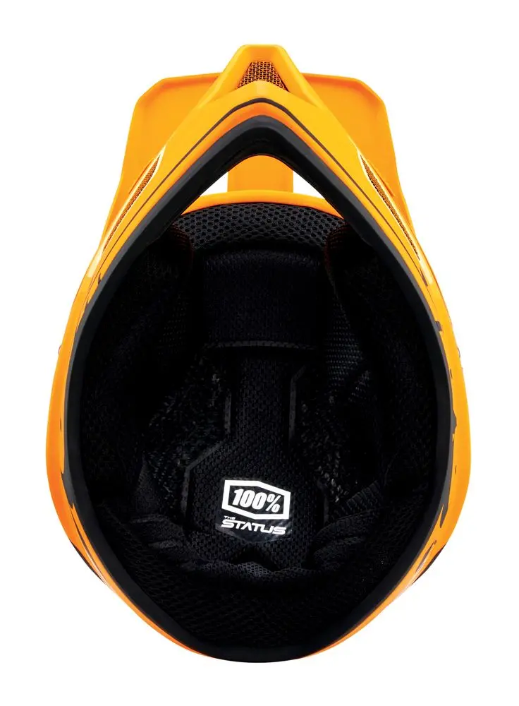 100% Status Helmet - Topenga Orange-Black 5