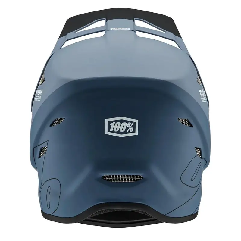 100% Status Helmet - Youth - Steel Blue - 2022 3