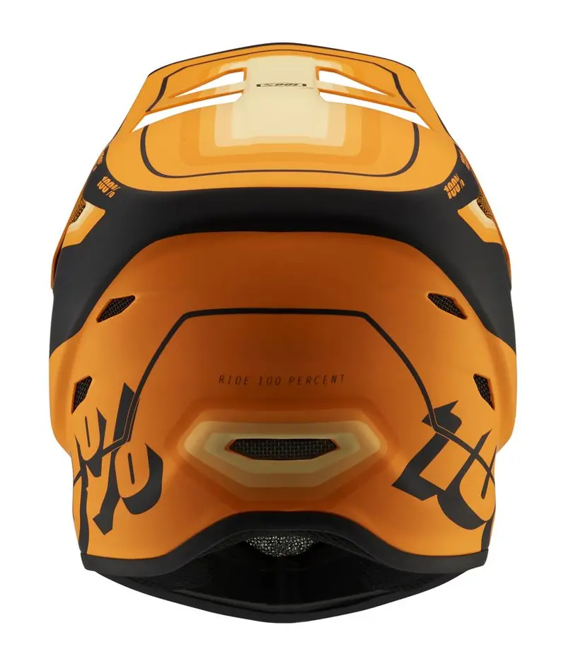 100% Status Helmet - Youth - Topenga Orange-Black - 2022 3
