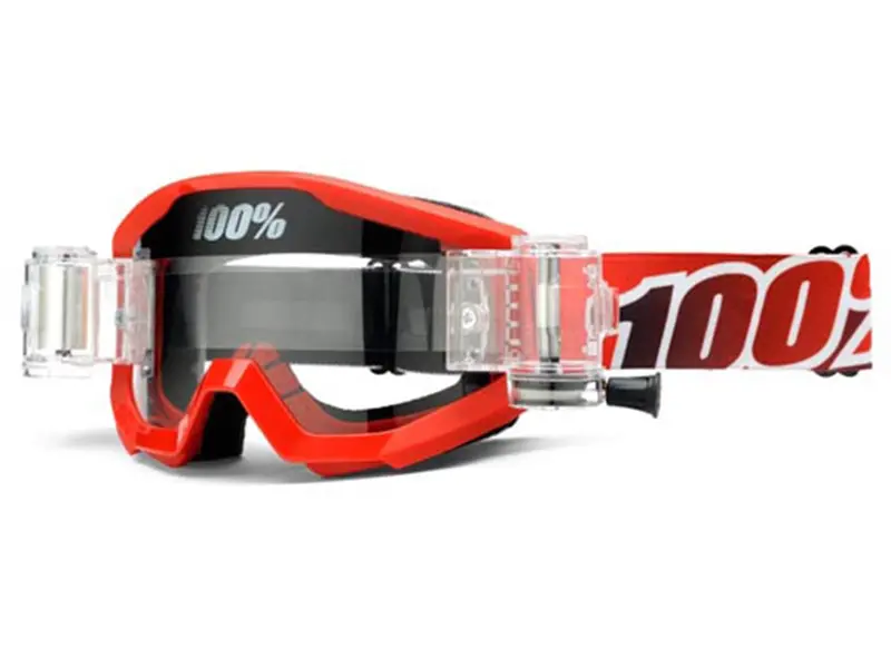 100% Strata Svs Mtb Goggle - Furnace - Red 1