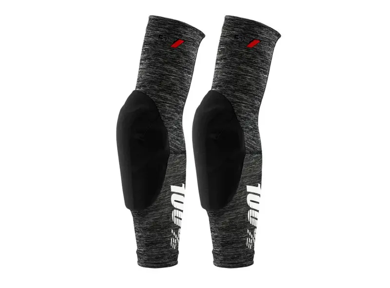 100% Teratec Elbow Guard - Gray Heather-Black 1