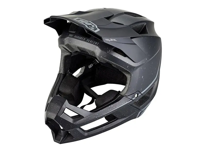 100% Trajecta Full Face Helmet - Black 1