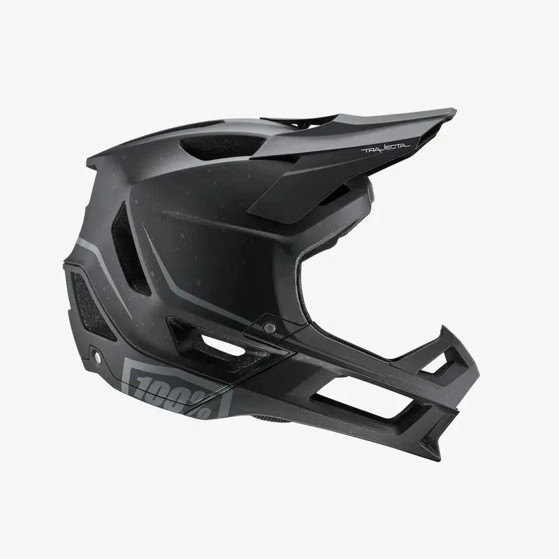 100% Trajecta Full Face Helmet - Black - 2021 1