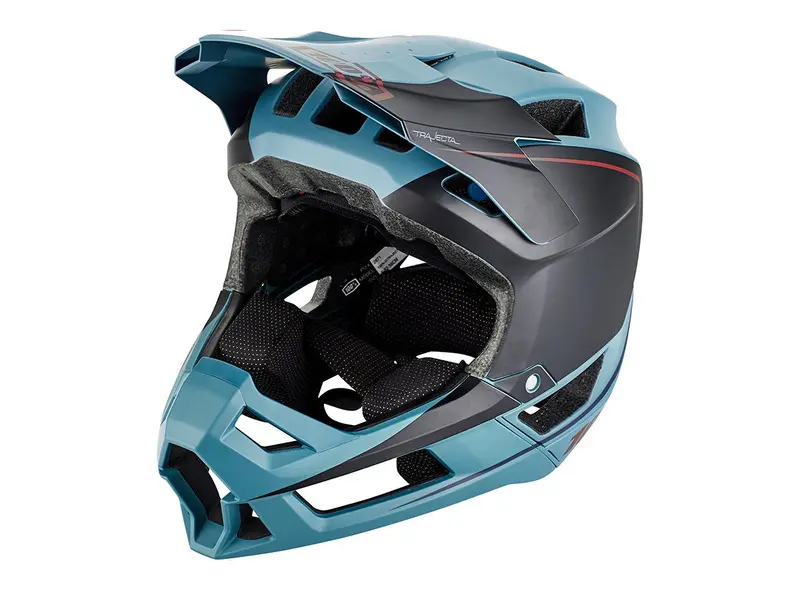 100% Trajecta Full Face Helmet - Slate Blue 1