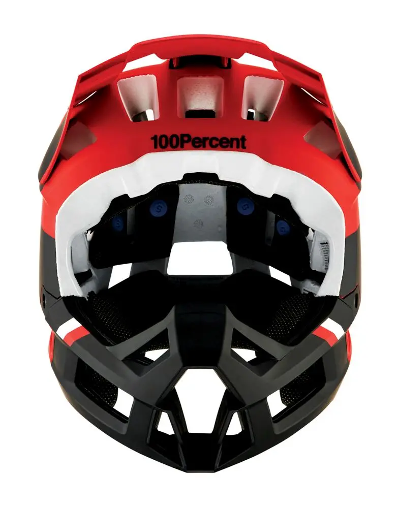 100% Trajecta Helmet - With Fidlock - Fluo Red - 2022 2