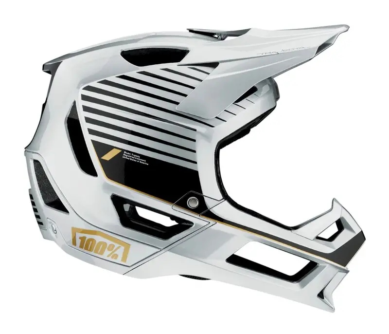 100% Trajecta Helmet - With Fidlock - Ranelagh Silver - 2022 1