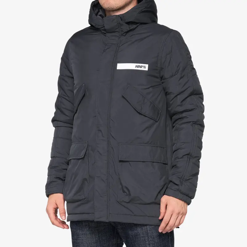 100% Tyro Jacket - Charcoal 1