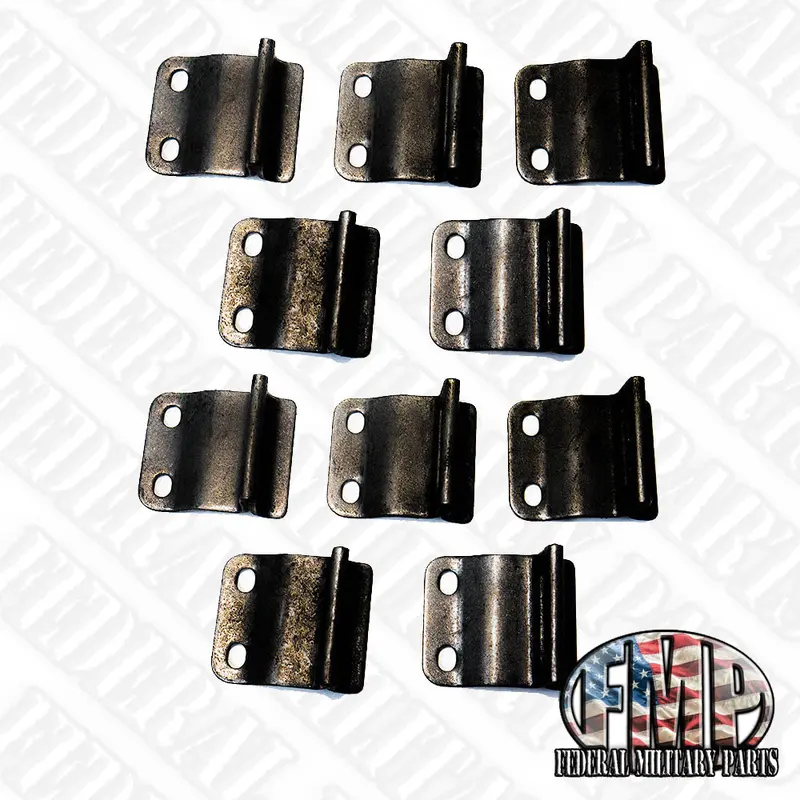 10Pk Canvas Tarp Tie Down Hook (A) Black, Green Or Tan Fits M998 Military Humvee Truck M1102 M1101 1