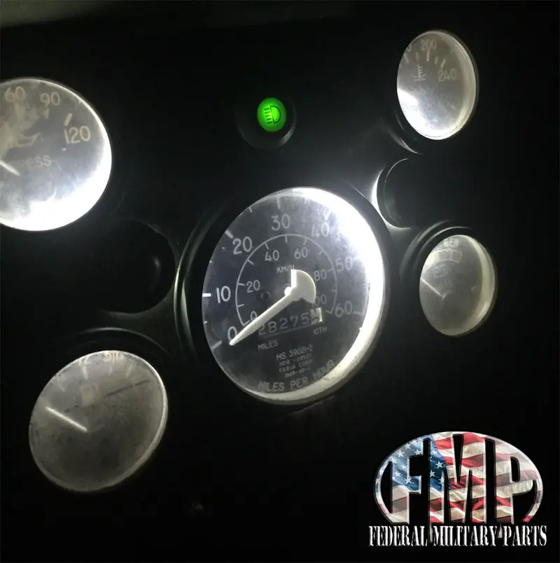 12 Pack Led Cool White Dash Bulbs 24V Led Replacement Lamp Lights Fits Humvee Dash 2