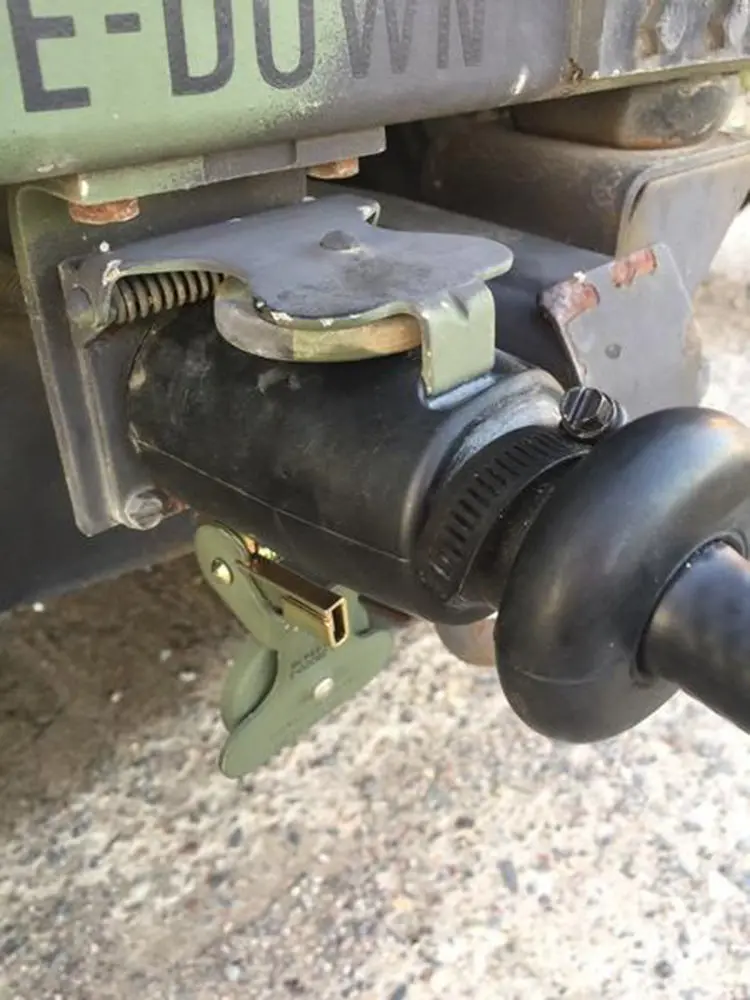 12 Pin Military 48” Vehicle Power Cable (A) To 7 Blade Civilian Trailer Adapter Fits M998 Hmmwv Hummer H1 Connector 1