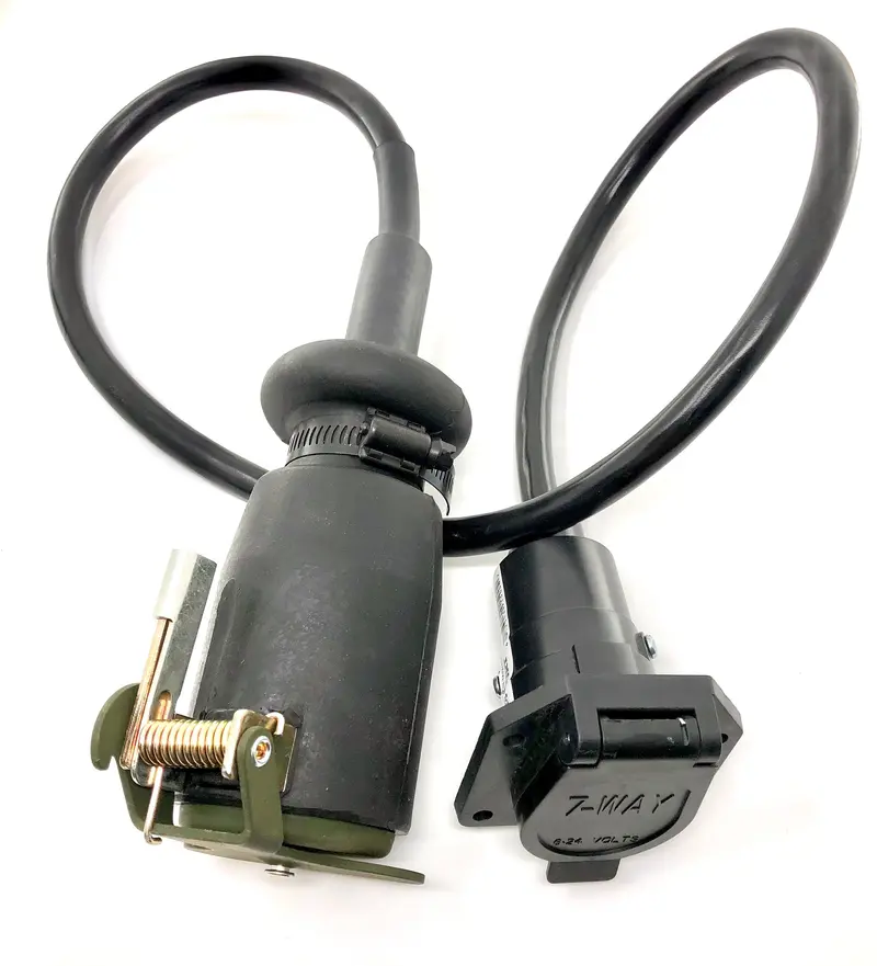 12 Pin Military Vehicle Power Cable (A) To 7 Blade Civilian Trailer Adapter Connector Fmtv And Lmtv 1