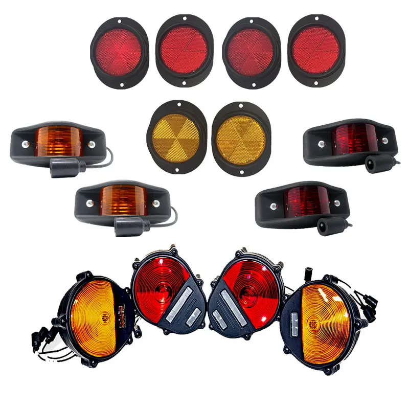14 Piece Light And Reflector Kit. Includes 6 Reflectors And 8 Exterior Lights - No Headlights - Fits Humvee 1