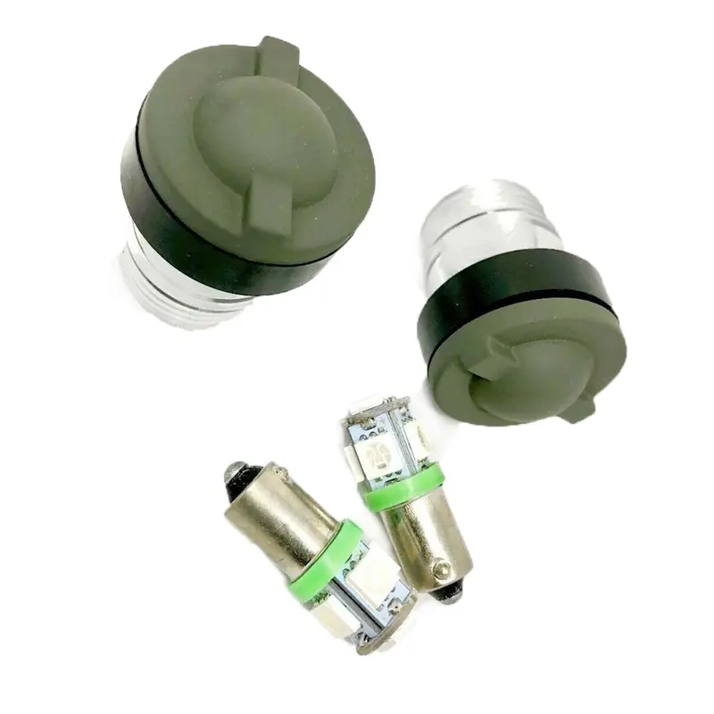2 Lens Covers & Dash Bulbs Kit - Color Choice - Fits Hmmwv M998 Humvee  12339203-1 1