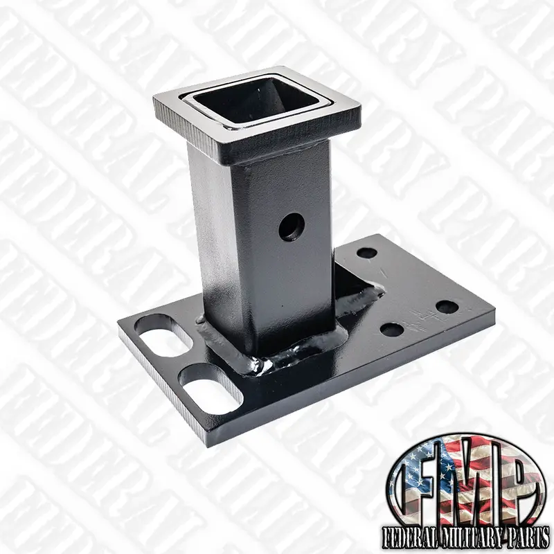 2"  Universal Truck Receiver Hitch With Safety Loops Fits Military Humvee 1