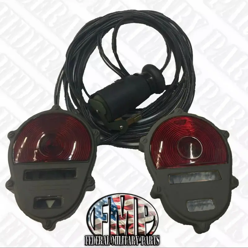 24V Tail Light Kit Civilian Trailer Fits Military Humvee M998 Plug And Play Lights 1