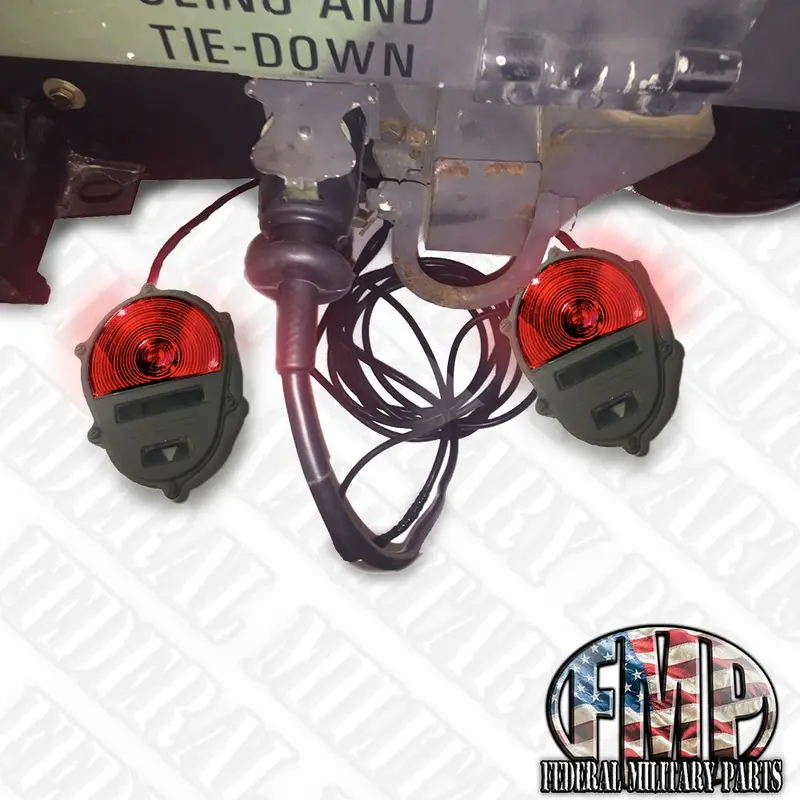 24V Tail Light Kit Civilian Trailer Fits Military Humvee M998 Plug And Play Lights 2