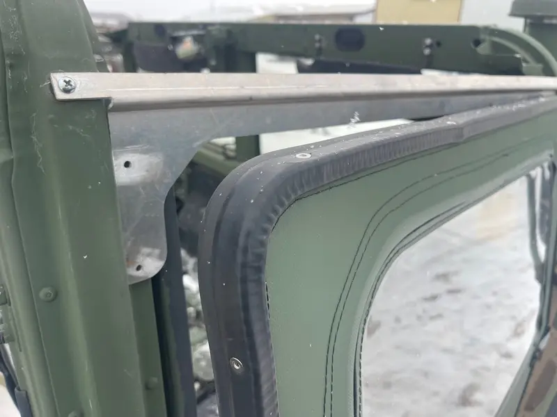 2Nd Gen. Roof Side Rail Pair With Built-In Door Gap Filler, 2-Door Or 4-Door, Fits Humvee 1